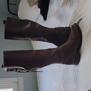 Bed stu tall brown leather boots